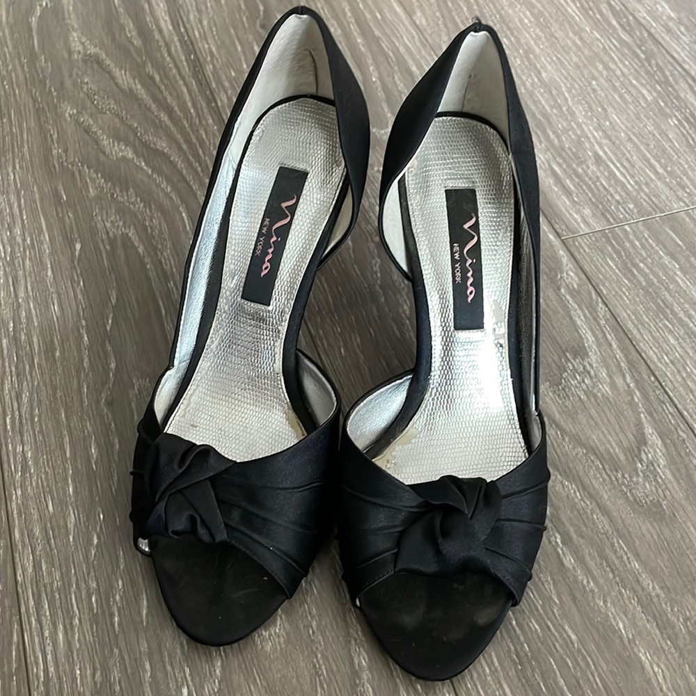 Satin Nina 7 heels
